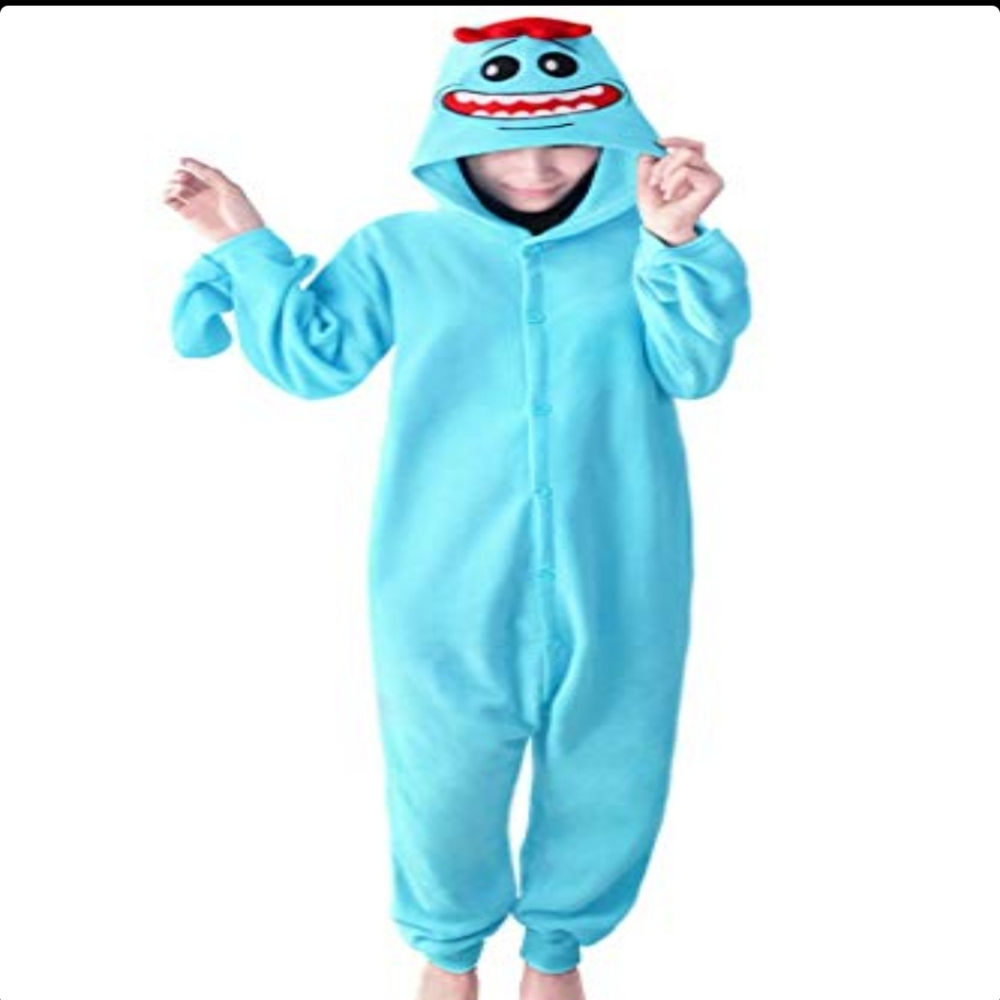 Lifeye Adult Rick Pajamas Anime Cosplay Costume Onsie